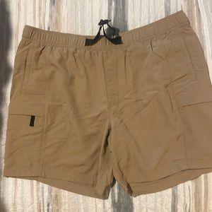 North Face Khaki Athletic Shorts XXL